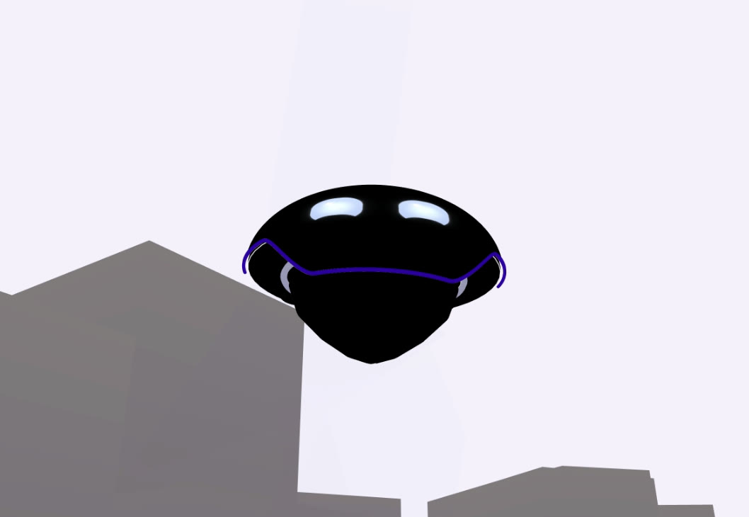 MaxFly — the drone over a stylized city (simulation)